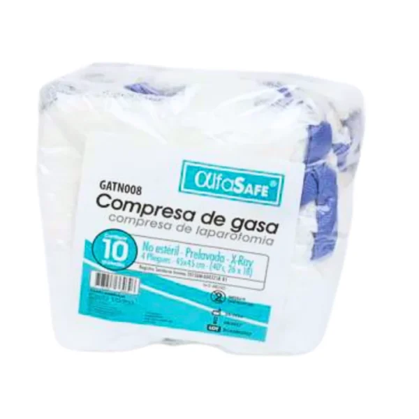 Compresa ALFA 45X45 No Esteril 10 Unds