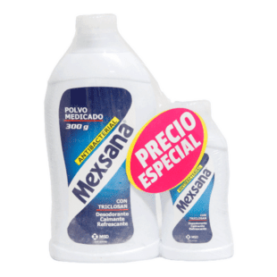 Talco MEXSANA 300gr + TALCO 85gr